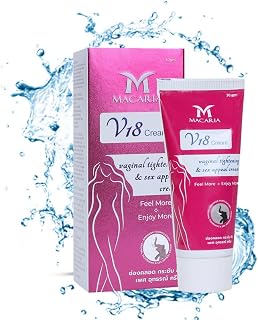 Macaria V18 Vaginal Tightening Cream for Long Lasting Intimate Part Rejuvenation, Increases Sensitivity, Moisturizes Dryness & Increases Appeal, Natural Formula Safe for Women, Boost Self Confidence & Mood, 30g