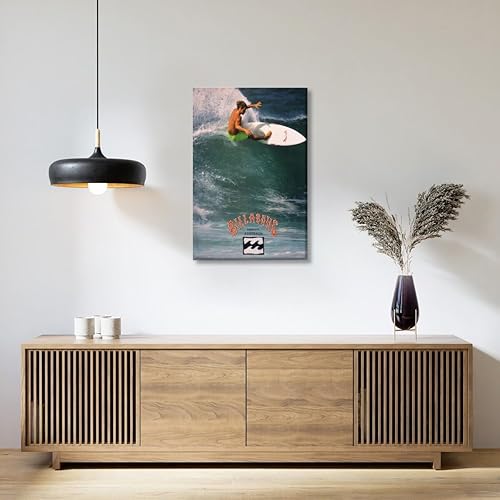 Miniatura 6 de Póster vintage de Billabong Surfing 1990, arte de pared clásico de surf Wave Rider costero, impresión en lienzo retro Ocean Sports Australia Beach