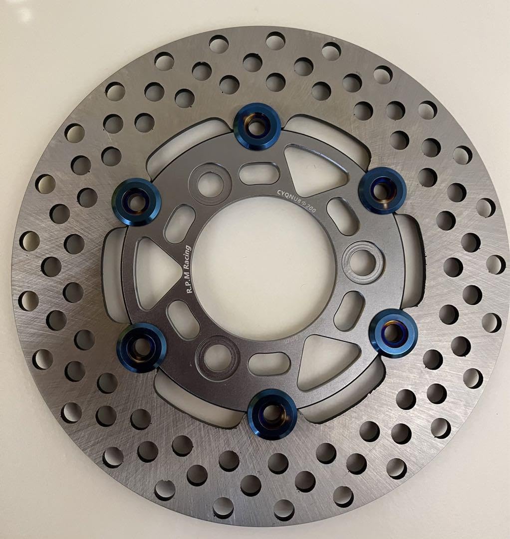 DIO ディオ200mmブレーキディスク・RPM(台湾製)キャリパーセット黒