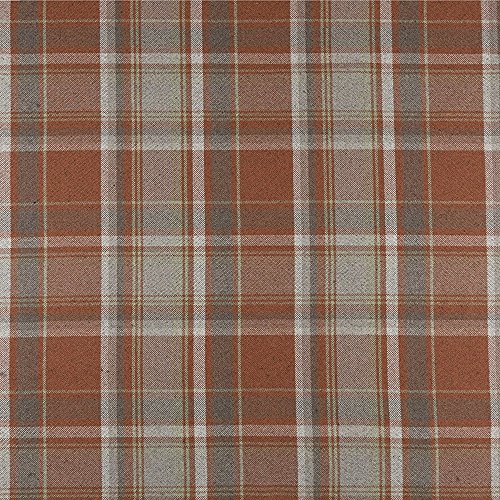 Mcalister Textiles Heritage Tartan Throw Cushion Covers 20X20 Inches Highlands Scatter Pillows For Sofas & Bedroom Terracotta Orange #TOP2