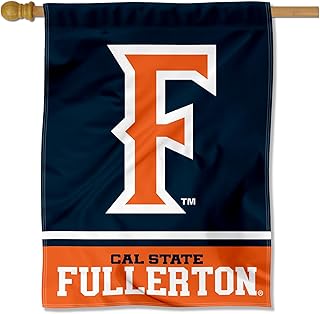 Cal State Fullerton Titans Wordmark Logo House Flag Banner