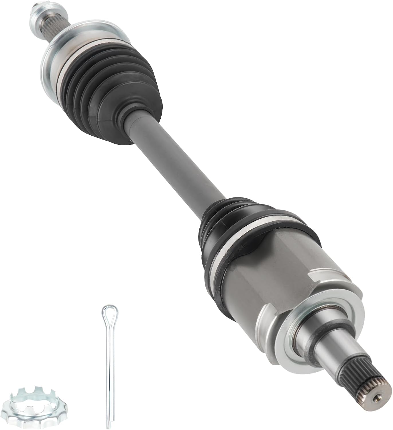 NEW Front Left or Right CV Axle Shaft Assembly fits for Toyota Sequoia 2001-2007, for Toyota Tundra 2000-2006, 3.4L 4.0L 4.7L, (4WD Only, NOT for RWD), Driver or Passenger Side, for 66-5194