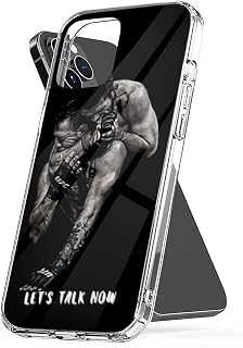 Phone Case Khabib Accessories Nurmagomedov Shockproof Cover Protect TPU Compatible with iPhone 15 14 Pro Max 13 12 11 X Xs Xr 8 7 6 6s Mini Plus Transparent