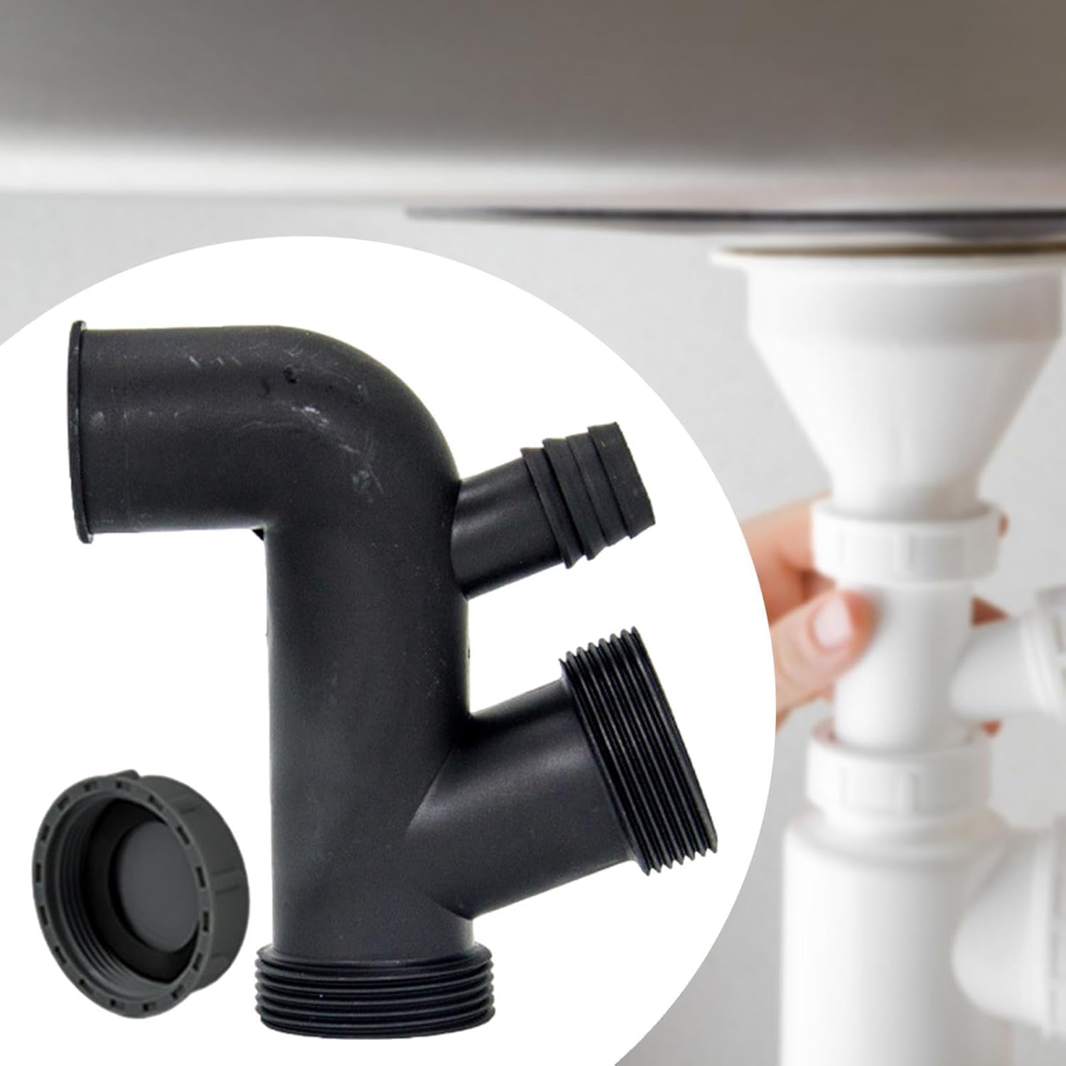 Garbage Disposer Tube, Convenient Easy to Install,Kitchen Supplies, Connection Pipe Part,Connector Tube