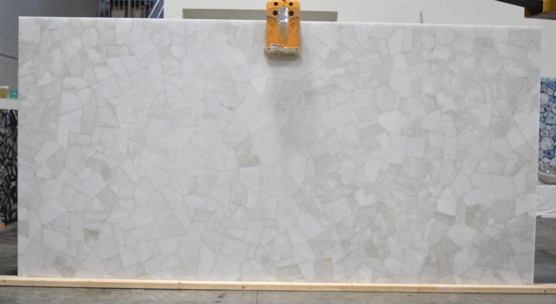 Table d'appoint jardin quartz blanc 35cm pour vos cafés en terrasse