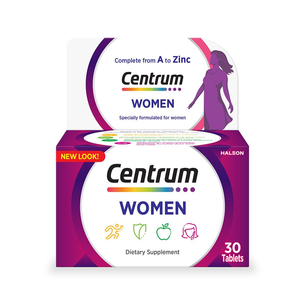 Centrum Women Specially Formulated Multivitamin for Women, 30 Tablets Centrum Women Specially Formulated Multivitamin for Women Women 30