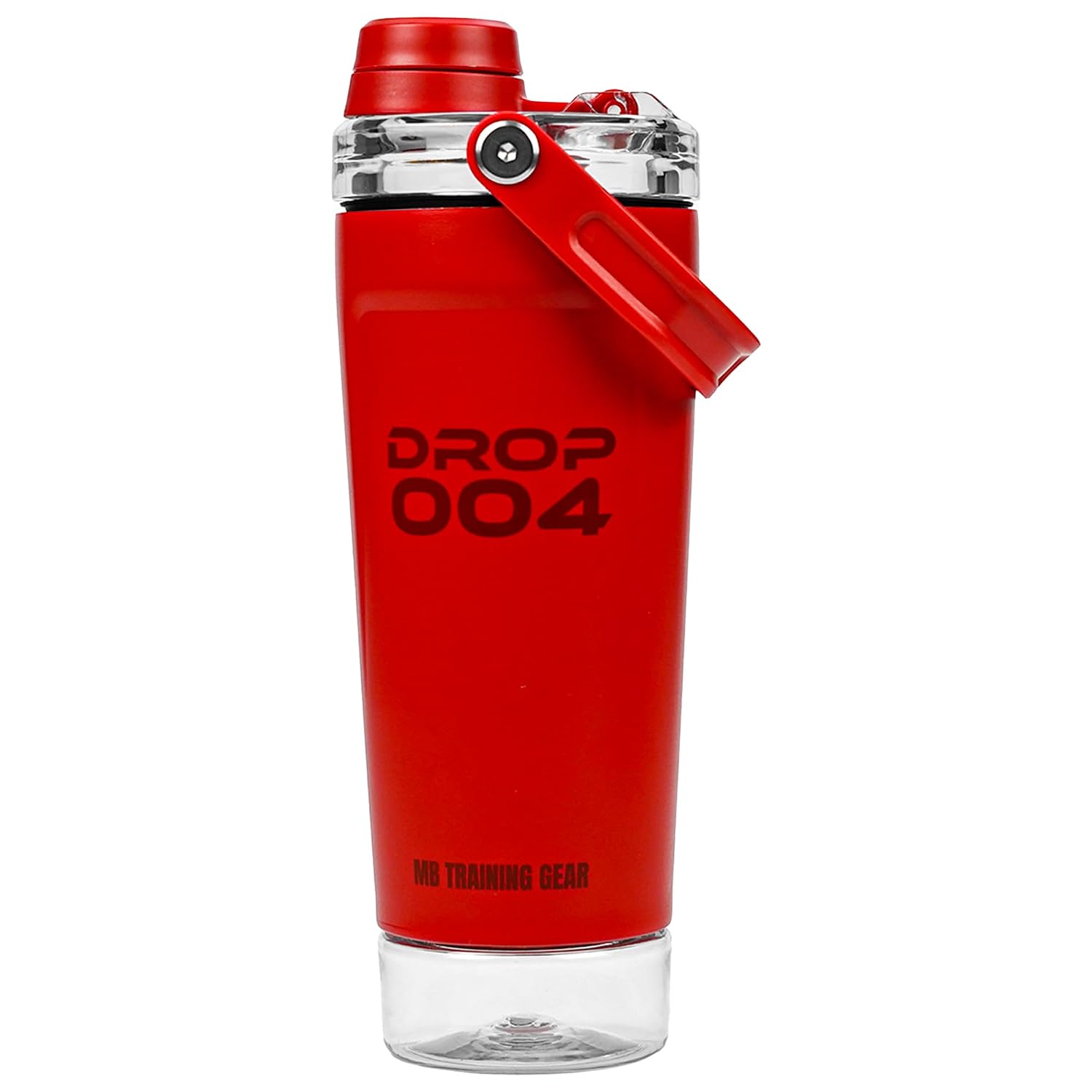 MuscleBlaze ARC Insulated Steel Shaker for Gym with Base Storage (600ml, Forge Red)