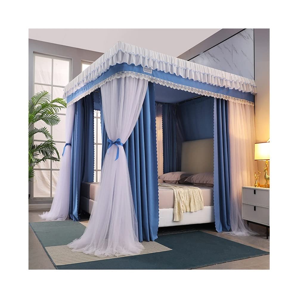 Moustiquaire de lit anti moustique avec support métallique pour chambre sans piqûre