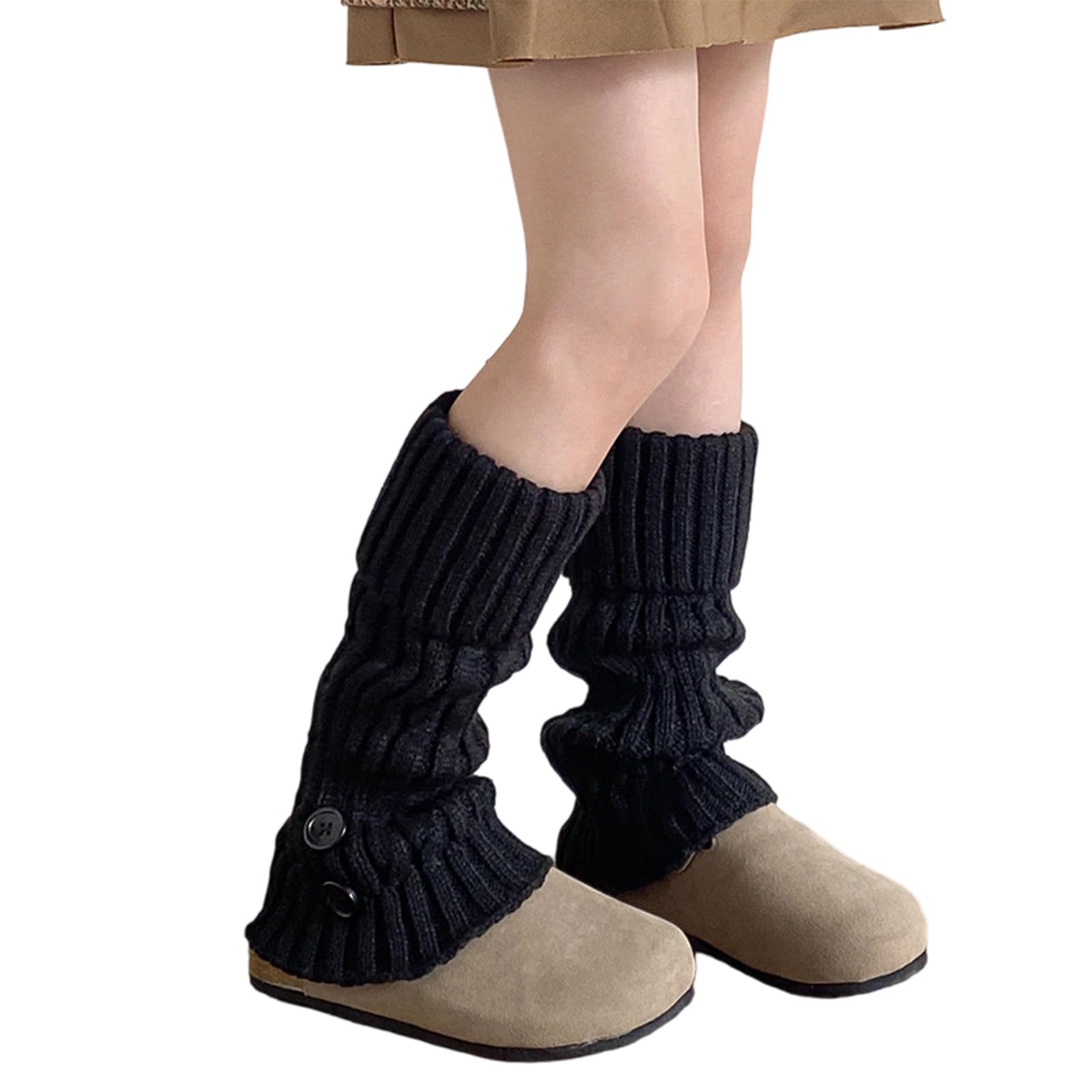 Autunno Inverno Calzini Scaldamuscoli Calze per Ragazze 2-13 Anni Maglia Gamba Coprire Crochet Calze Lunghe Bambini Stack