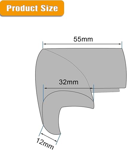 Miniatura 2 de LURICO Juego de 4 protectores de esquina  Protector de esquina de mesa a prueba de bebés  Protectores de borde de esquina para muebles de seguridad