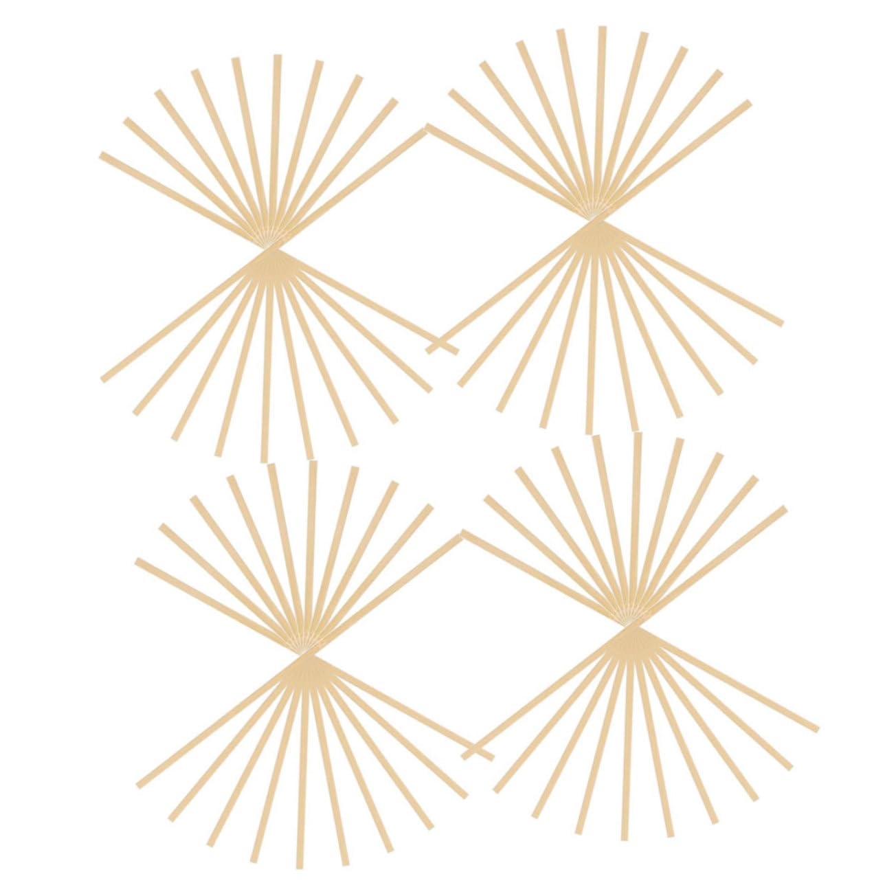 Garneck Set of 50 Bamboo Stirrers Stirrer Sticks for Smooth Mixing for Bars Parties