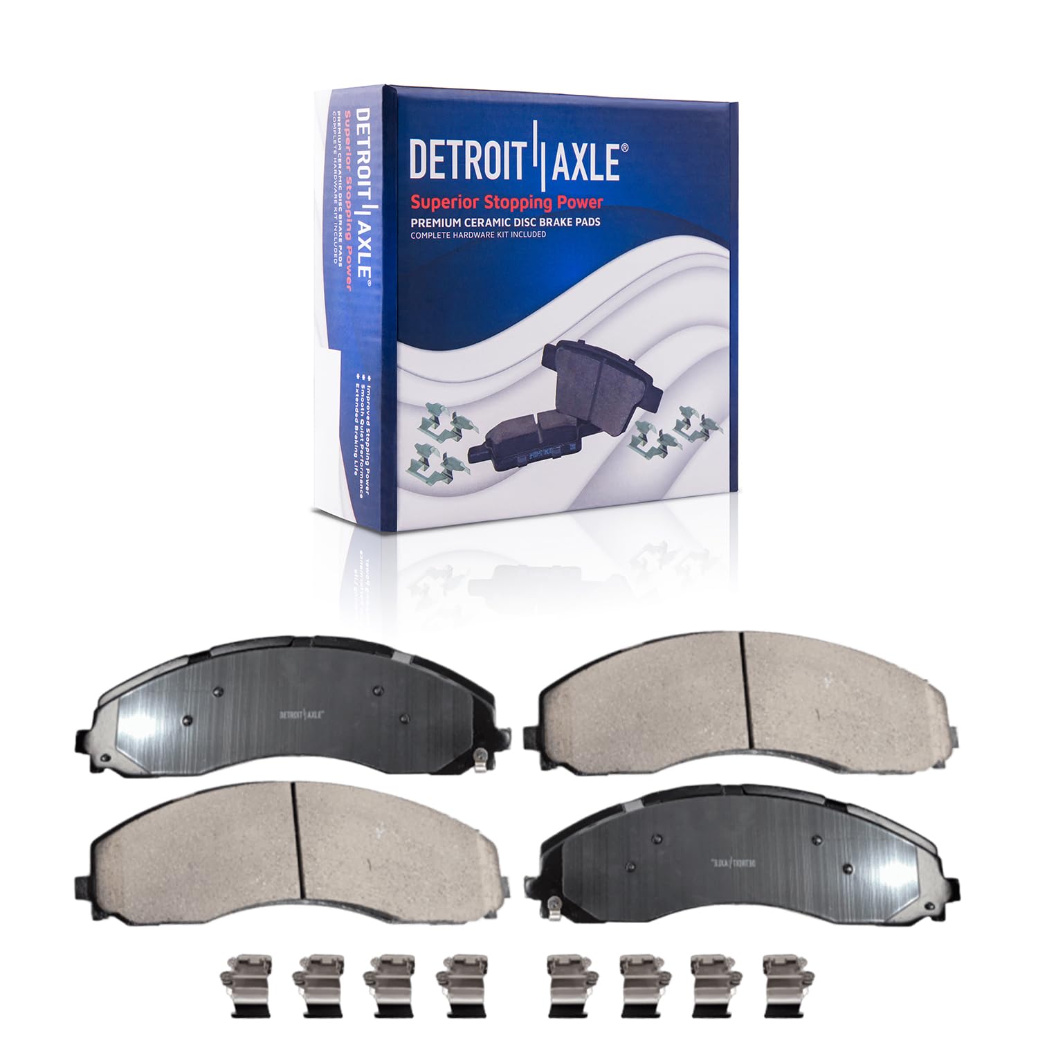 Detroit Axle - Front Brake Pads for Ford 2017-2021 F-450 F-550 Super Duty