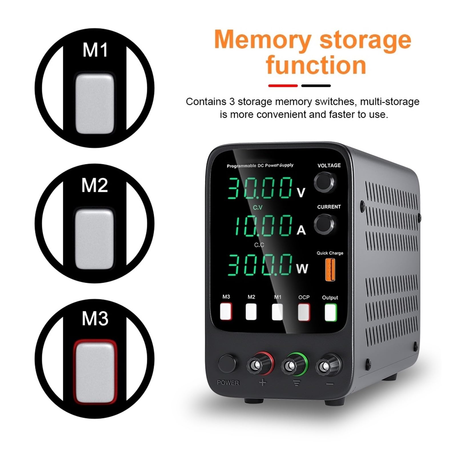 Fuentes de Alimentación de Laboratorio Fuente de alimentación de 30V, 10A, 6A CC, 60V, 5A, TPS3010, fuente de alimentación de laboratorio, fuente de alimentación estabilizada, interruptor de CC ajusta