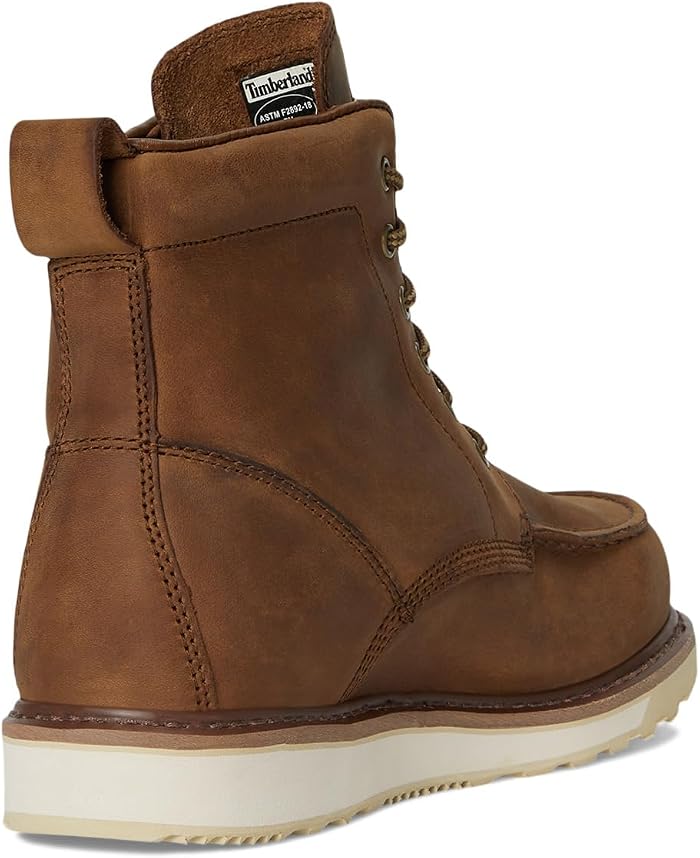 Мужские сандалии Timberland PRO Wedge 6" Soft Toe, цвет: Белый — фото 5