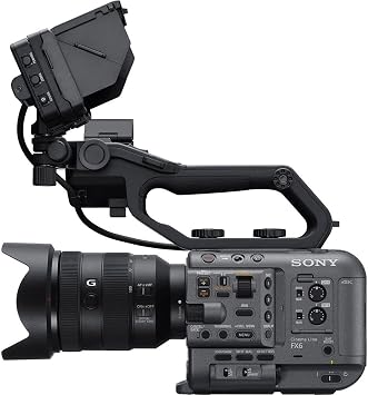 Sony FX6 Cinema Line Camera Kit with 24105 mm F4 G OSS Lens (ILME-FX6VK) Full-Frame 10.2MP Sensor | 4K 120p |128GB Tough Card, BP-U35 Battery, Pro Case, Deluxe Cleaning Set and More