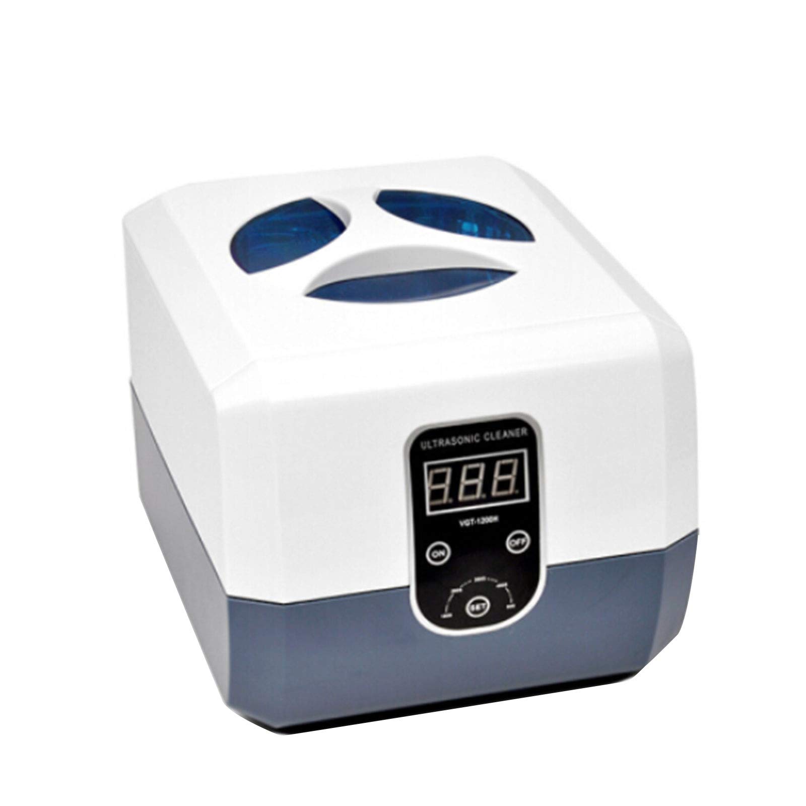 Ultrasonic Cleaner Jewellery Cleaner 50W/40KHz/750ml,5 Adjustable timings,Transparent Window Suitabl