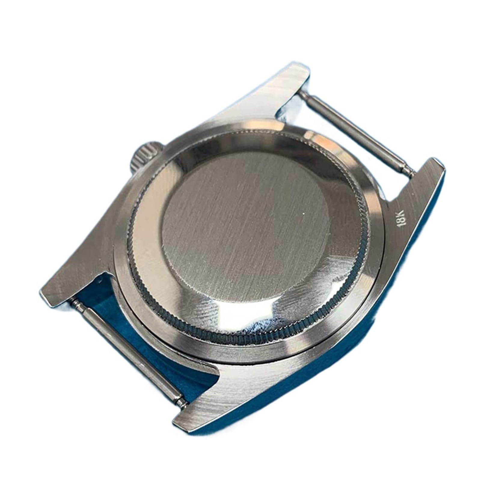 Boîtier de Montre en Acier Inoxydable 36mm, for 8215 2813 8205 8200, Lunette cannelée, Verre minéral, boîtier Miroir, pièces de Montre