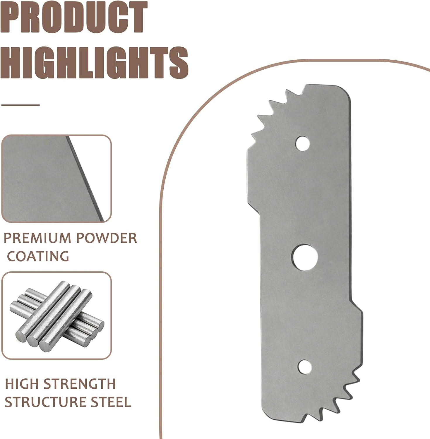 Condition photo showing As Is for 7-1/2 inch 243801-02 edger blade heavy duty steel, compatible with black and decker edger blade, fits le750, le710, le760ff, le760 (6 pack)
