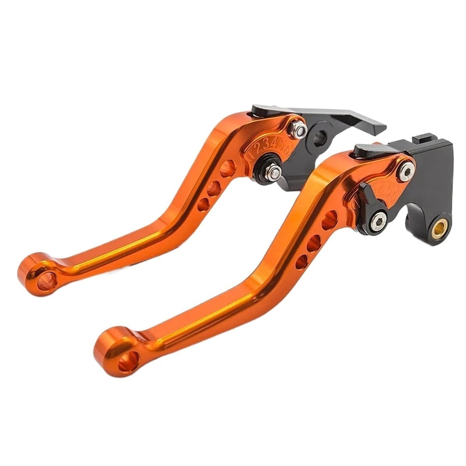 Kkmnaif Orange Handlebar Clutch Lever For Aprilia For Pegaso 650 1992-1996 Motorcycle Adjustable Brake Clutch Lever Accessories(Orange)