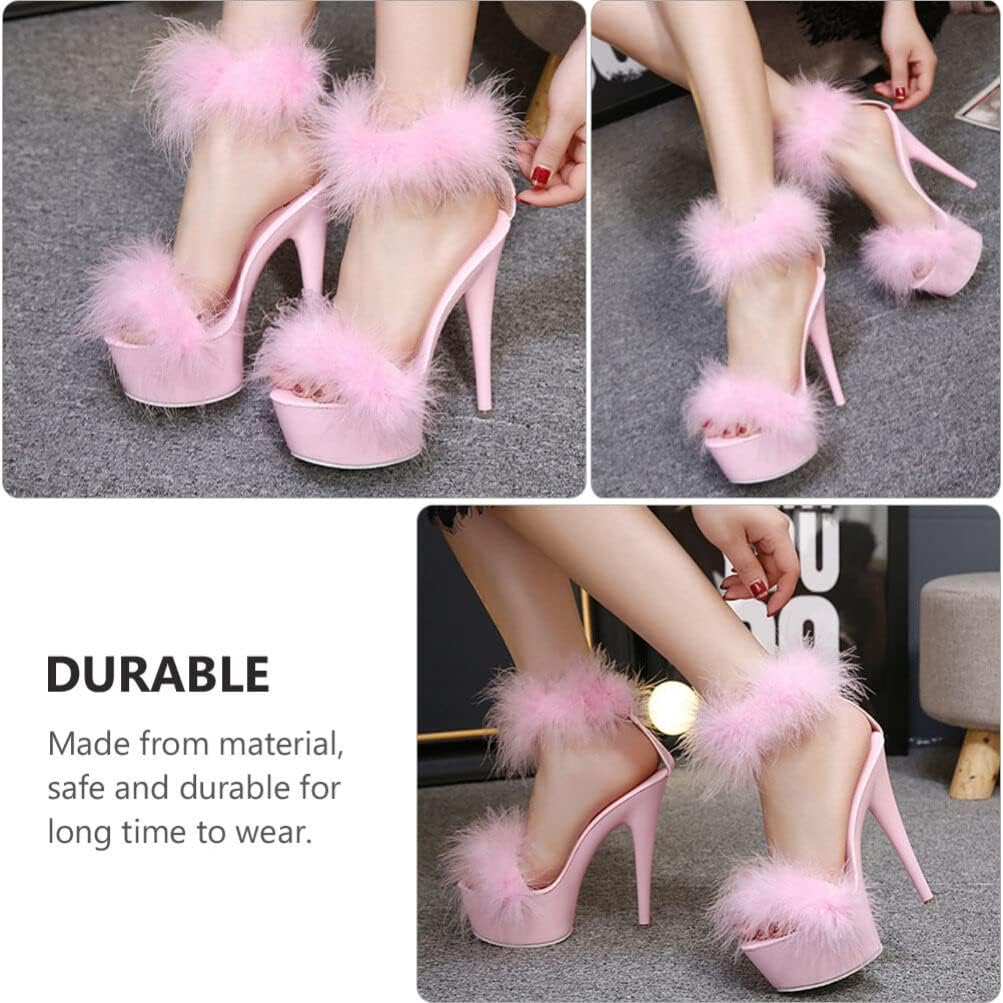 LIFKOME Women High Heels Sandals Strappy Fashion Summer Shoes Elegant Party Dressy Beach Sandals Comfortable 9.44X6.10X3.30In - Image 7