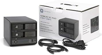 32TB Mobius 2C RAID 2-Bay USB-C Hard Drive Array