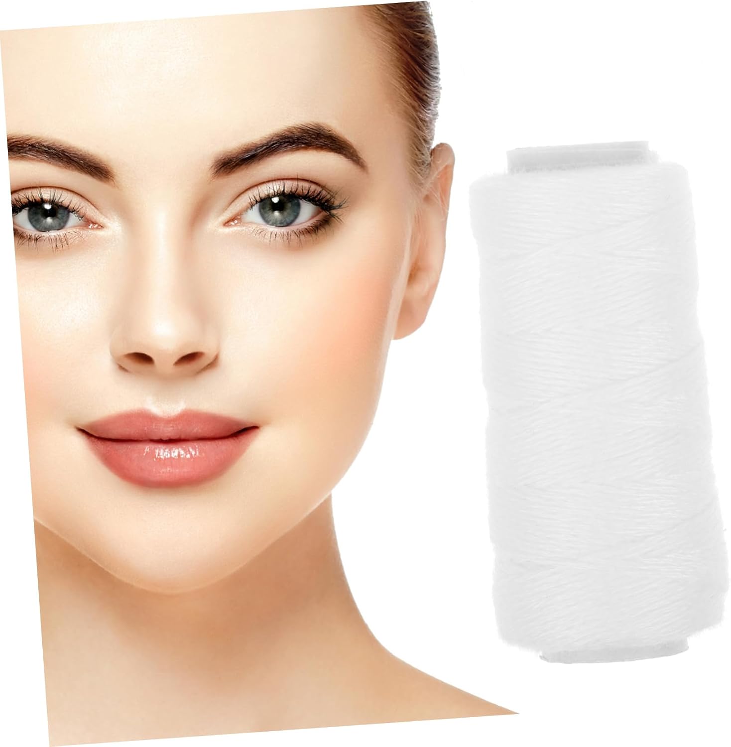Women Facial Hair Remover Cotton Thread Roll for Face Threading