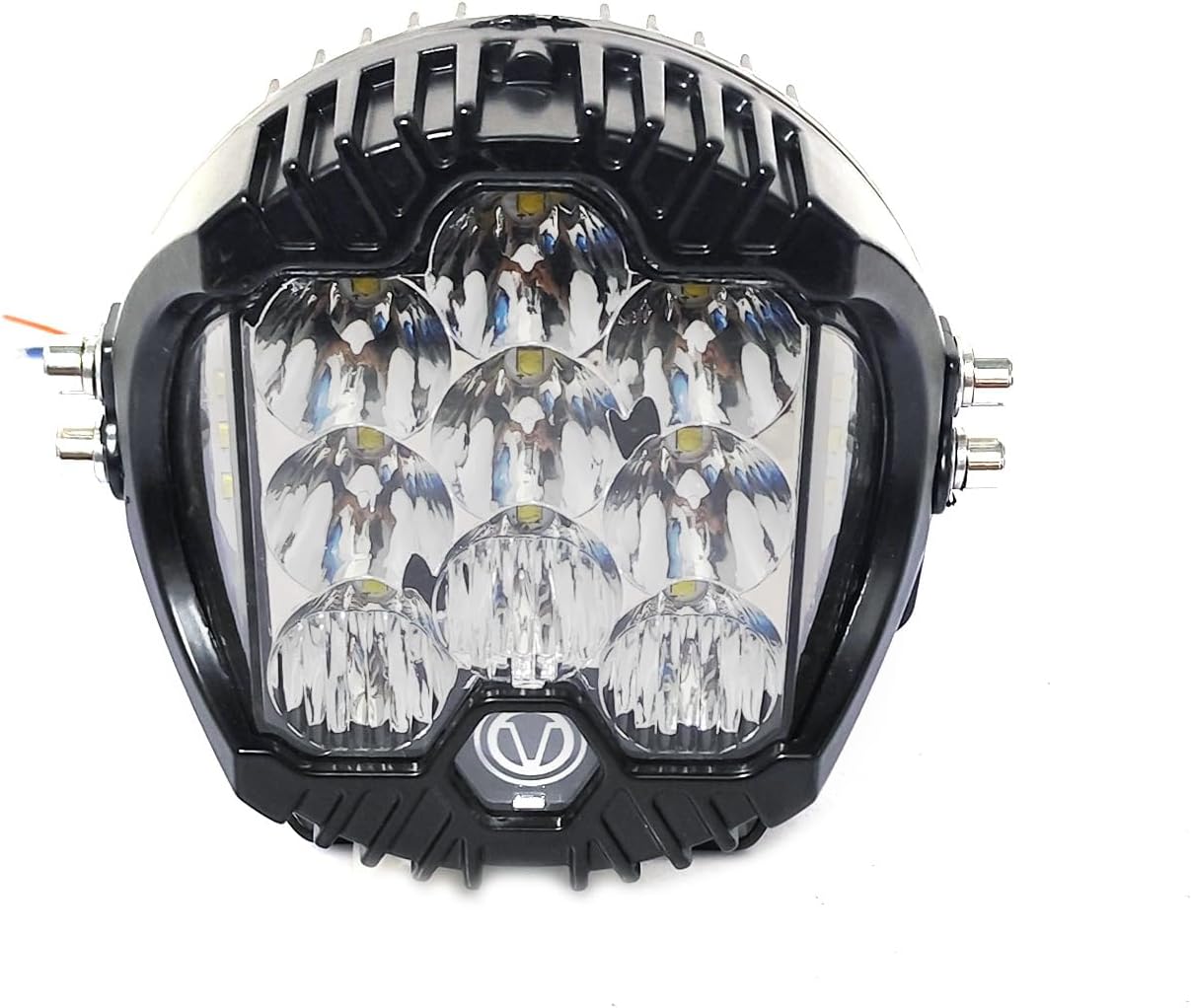 LED Pod Round Spot Light 5 Inch 75W Led Work Light Side Shooter Flashing Led Driving Lights Fog Offroad Lights for Utv ATV 4x4 Truck Boat Motorcycle,1 PCS