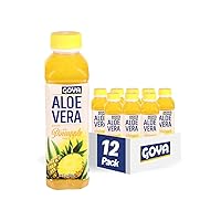 Vista 1 de Goya Foods - Bebida de aloe vera con sabor a piña, 16.9 onzas líquidas (paquete de 12)