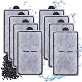 Vrynthra 8 Packs PF-S Aquarium Replacement Filter Cartridges Compatible with Top Fin Silenstream PF10 Power Filters Fish Tank Filter Cartridge