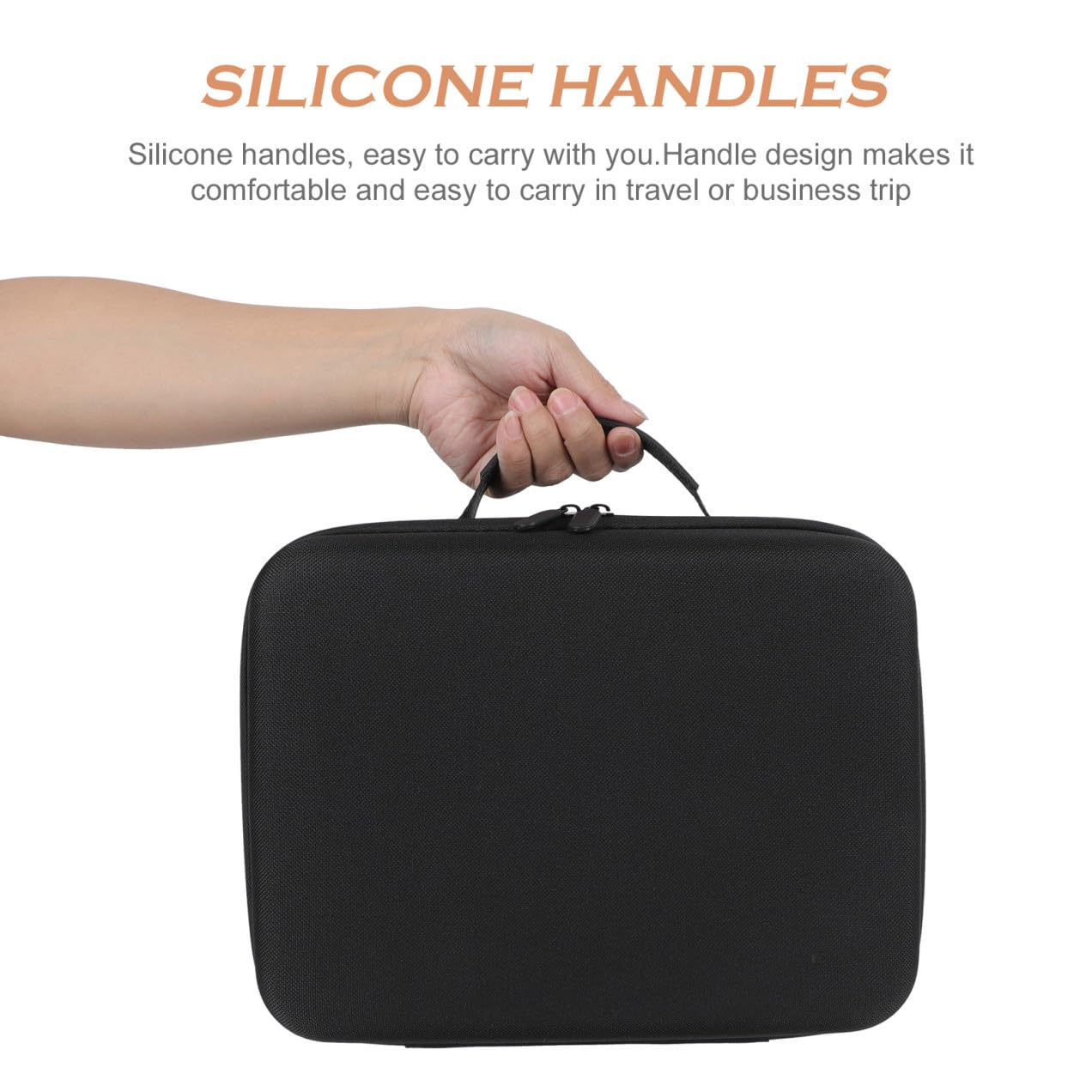 Borsa Portatile per Asciugacapelli in Materiale Eva Manico, Custodia Resistente e Compatta per Viaggio e Trasferta di Lavoro