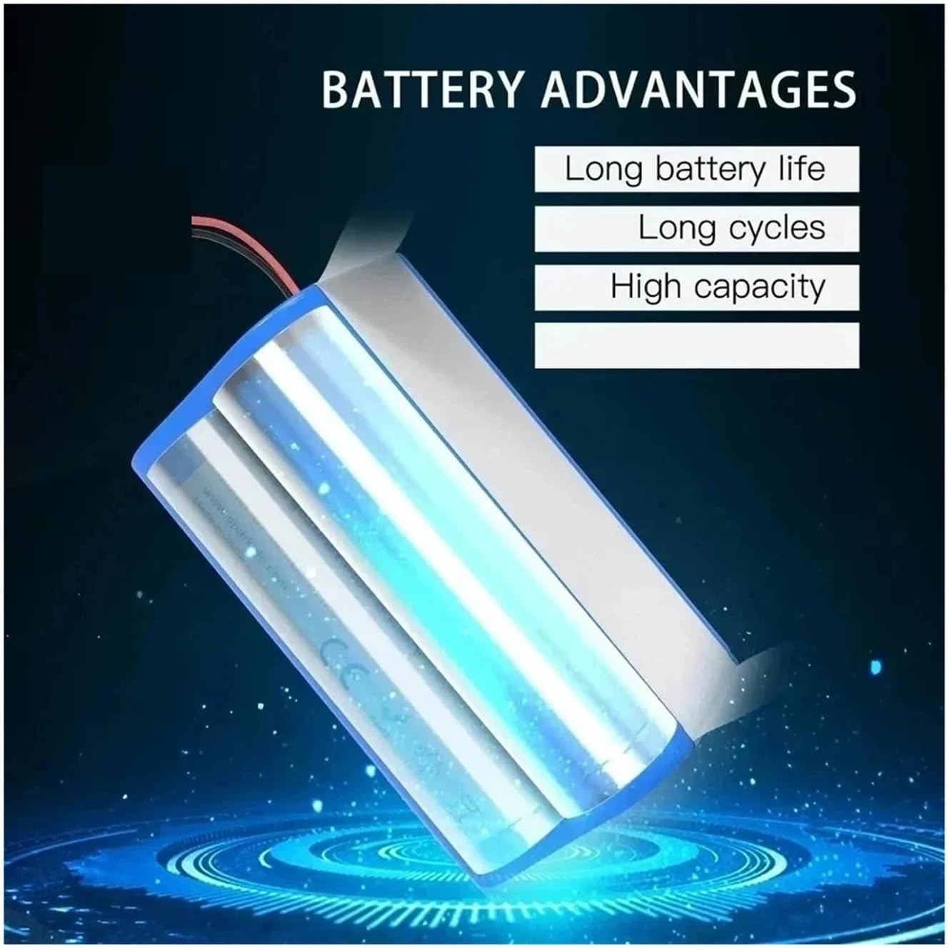 Replacement Battery, Compatible for Qihoo S5 S7 S7Pro T90 X9, 14.4v Robot Vacuum Cleaner(6800mAh)