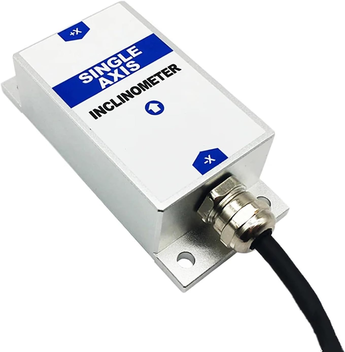 Single Axis Inclinometer 45 Degree 4-20MA, Accuracy 0.2° Resolution 0.02° Tilt Angle Sensor Inclination Sensor Module