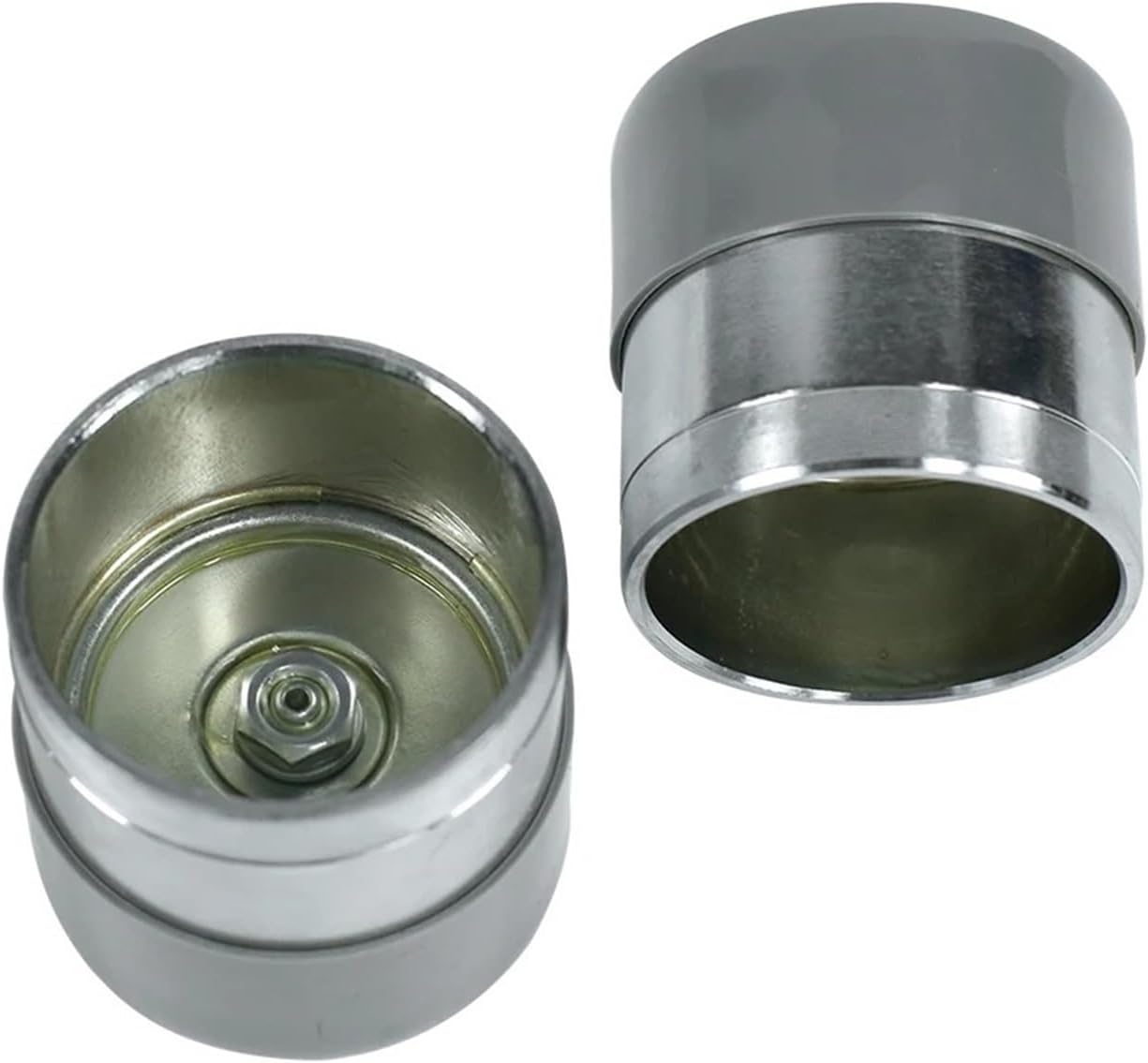 Replacement 2pcs 1.98 Inch Trailer Bearing Buddies Protectors with Dust Caps Cover Caravan Boat RV Parts Accessories