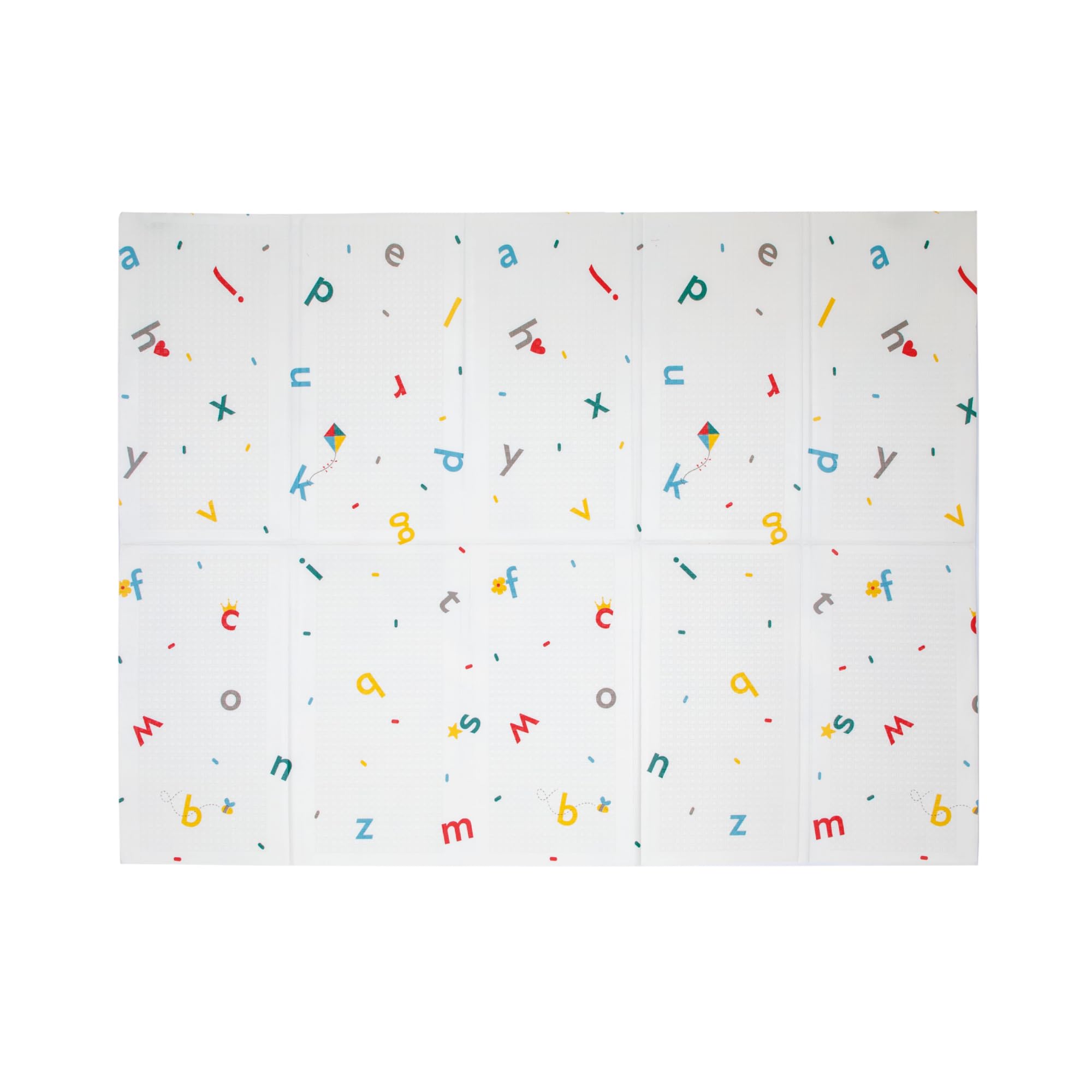 Nuby Foldable Reversible Play Mat - Easy Clean | Reversible | Waterproof | Suitable from Birth | 147 x 195 cm (Rainbow) — view 7