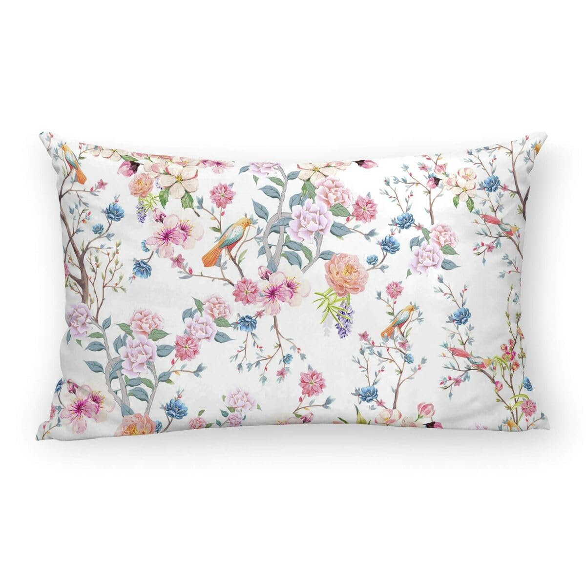 Muaré housse de coussin 30x50 cm multicolore au tissage géométrique haut de gamme