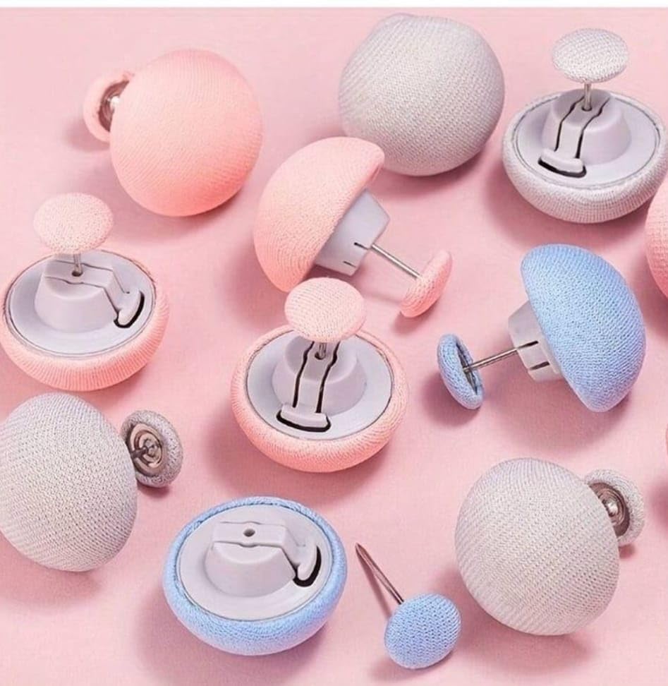 Prism Bed Sheet Clips/Pin 8-Piece Non-Slip Blanket Quilt Holder Cushions, Socks Mattress Coversand Stylish Double Sided Pin Soft Fabric Material-image-17