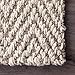 nuLOOM Vania Chevron Jute Area Rug, 5x8, Off-White