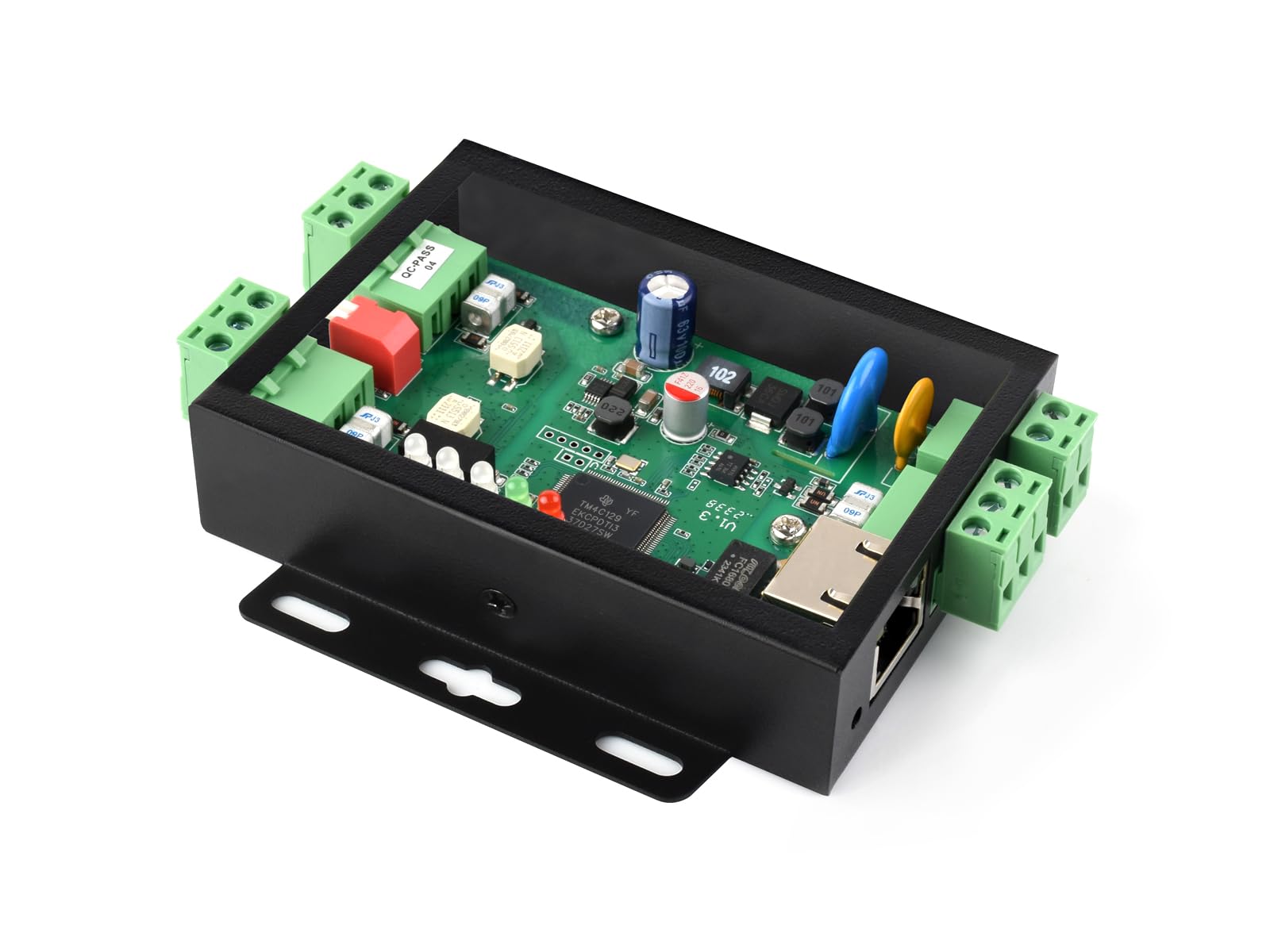 Waveshare 2-Channel CAN Bus to Ethernet Gateway Server RS485 Industrial Protocol Converter DIN-Rail