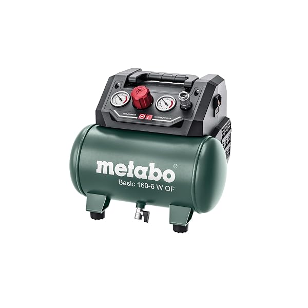 Metabo Basic 160-6 W OF (6 L Tank, oelfrei) Kompressor