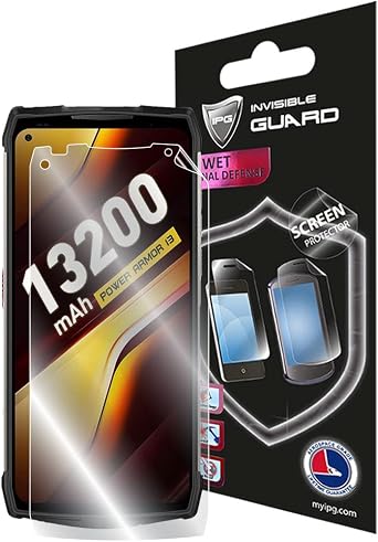 IPG For Ulefone Power Armor 13 Rugged Smartphone SCREEN Protector Hydrogel Invisible Touch Screen Sensitive Ultra HD Clear Film Anti Scratch Skin Guard - Smooth / Self-Healing / Bubble -Free Screen