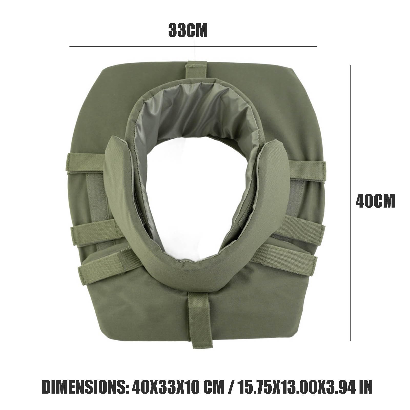 Accesorio Táctico de Protección para El Cuello: Sistema MOLLE con Cierre de Hook and Loop para Deportes Al Aire Libre y Airsoft