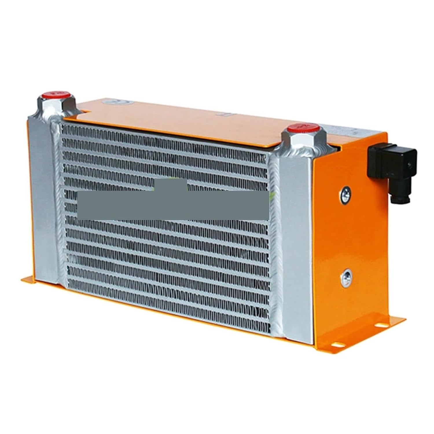 80L/min Double Fans AH0608TL-CA Hydraulic Oil Cooler for CNC Machine Industrial Air Heat Exchanger Efficient Shock Absorption(DC24)
