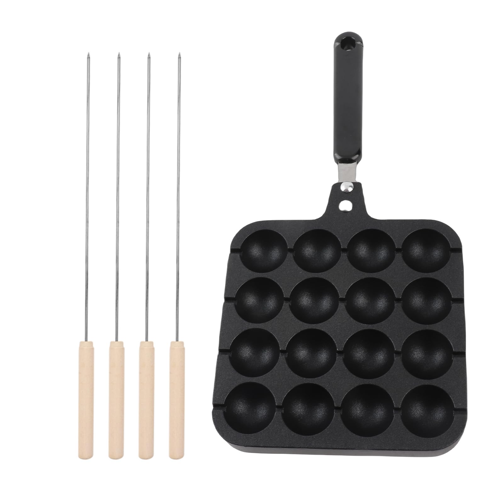 Plaque de cuisson Takoyaki grill antiadhésive pour ne plus rater vos boulettes