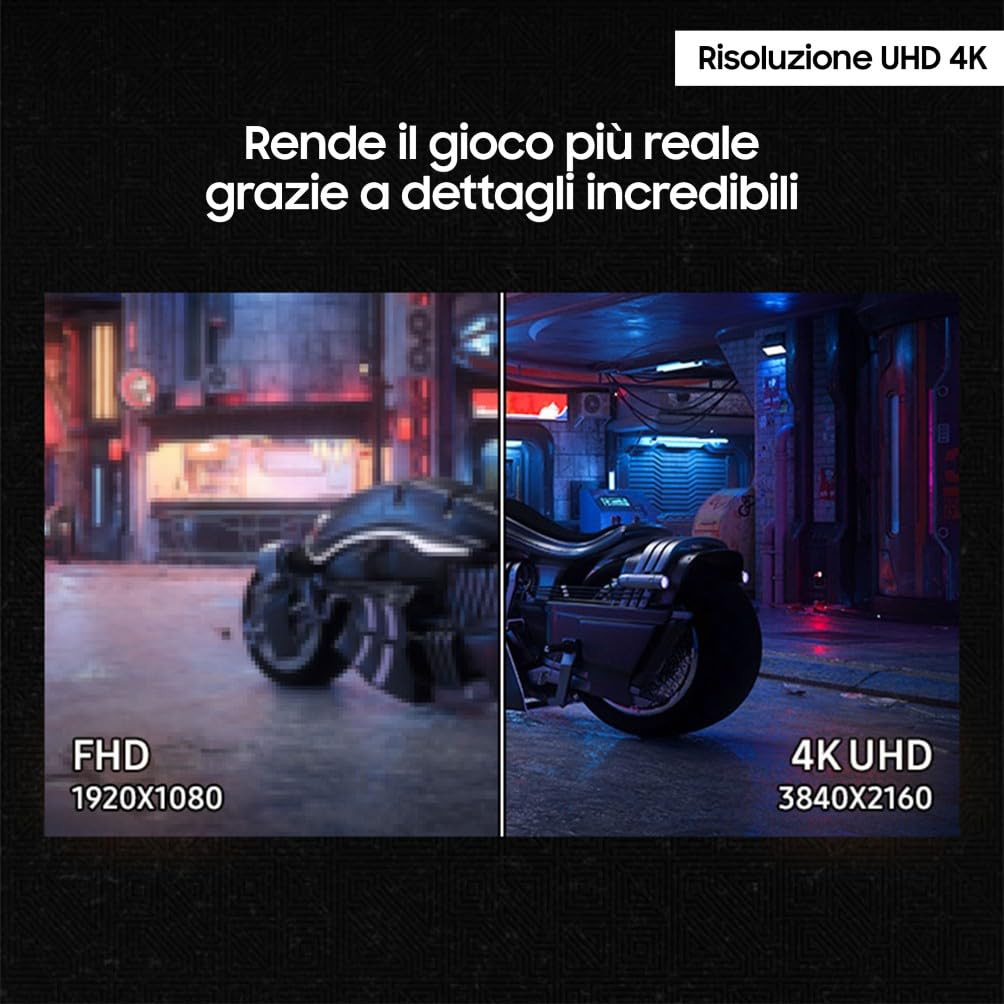Samsung Monitor Gaming Odyssey G7 (S27DG702), Flat, 27'', 3840x2160 (UHD 4K), 16:9, HDR10+, 144Hz, 1ms (GtG), Compatibiltà G-Sync, HDMI, USB, DP, HAS, Pivot, Gaming Hub
