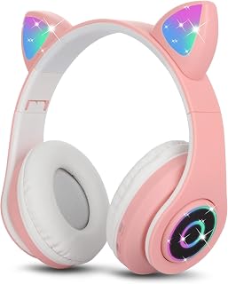Sendowtek Çocuk Kulaklık, Kız Çocukları Bluetooth 