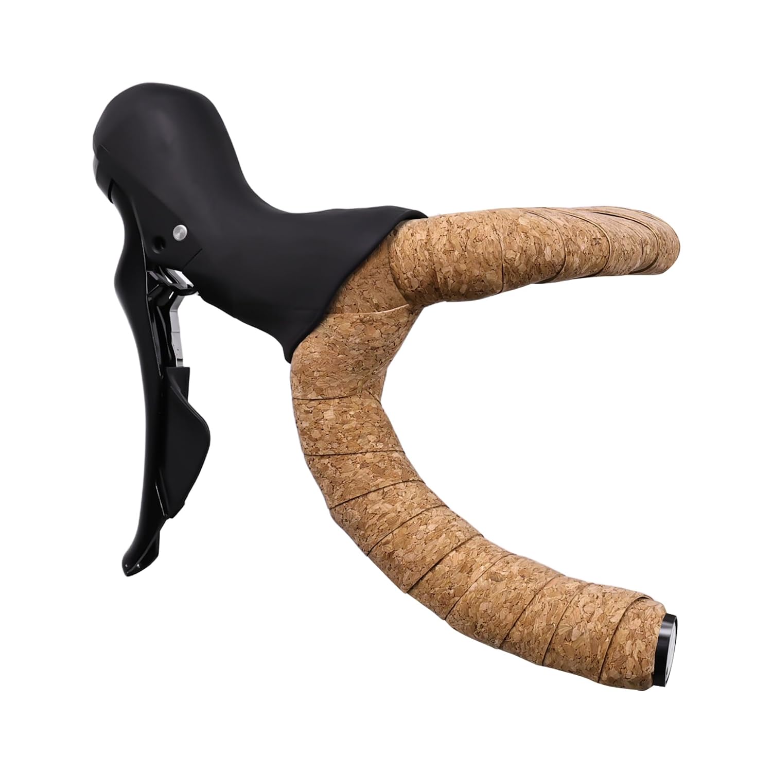 Eco-Friendly Cork Bike Handlebar Tape, Anti-Slip Shock Absorbent, Comfortable Cushioning, Ideal for Road & Mountain Bikes – Natural & Vibrant Color Options (Natural Color)