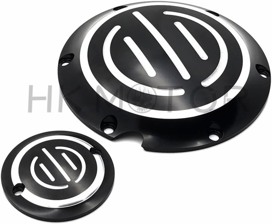 HONGK- Black CNC Derby Timing Timer Cover Compatible with H-D Sportster 883 1200 XL XR [B06WP5XBP2]