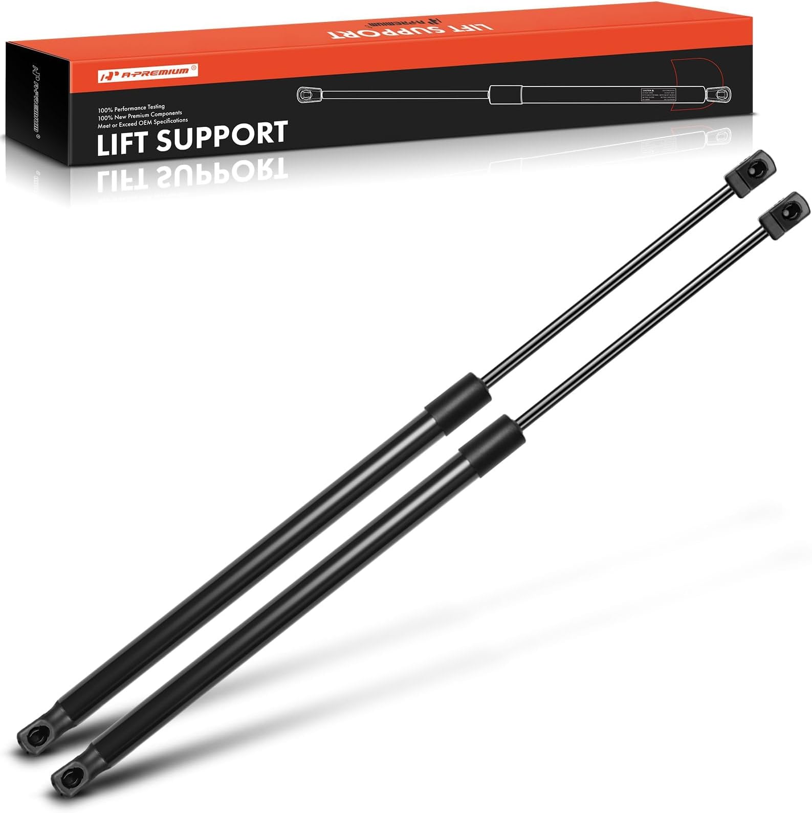 Tailgate Rear Liftgate Lift Supports Shock Struts Compatible with Select Infiniti Models - FX35/FX45 2003-2008, Sport Utility 4-dr, Supplied Without Brackets - Replace# 90452CG010(2PC Set)