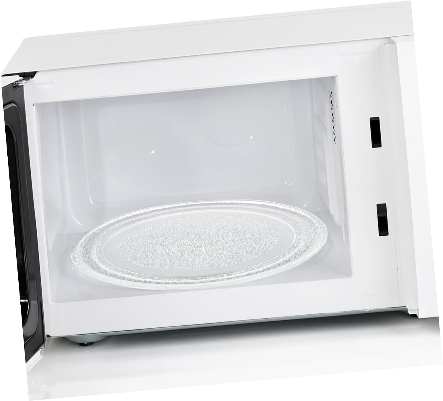 Zerodeko Microwave Oven Turntable Glass Plate 25.5cm Replacement Plate Easy Clean Microwave Accessory