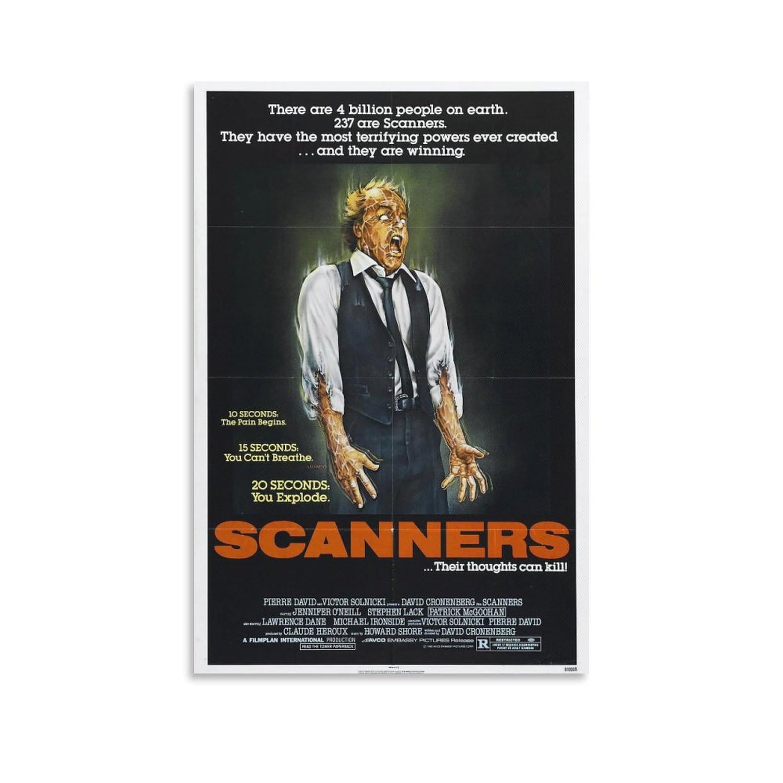 Scanners 1981 Poster
